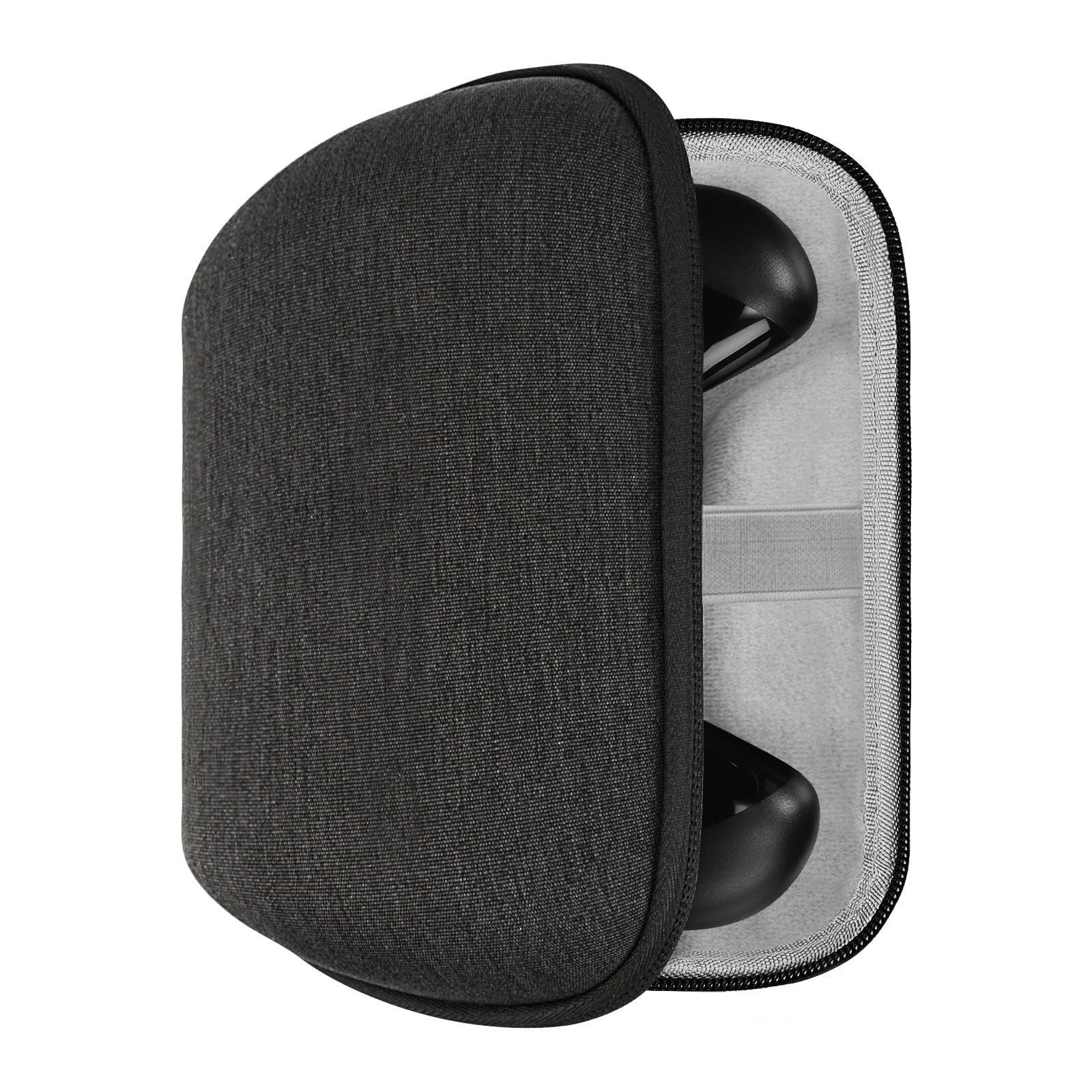 Housse Geekria Shield Compatible avec Steam Controller, Razer Wolverine V3 Pro – Étui de Voyage Rigide avec Poche intérieure en Maille pour câble de Charge (Gris foncé)
