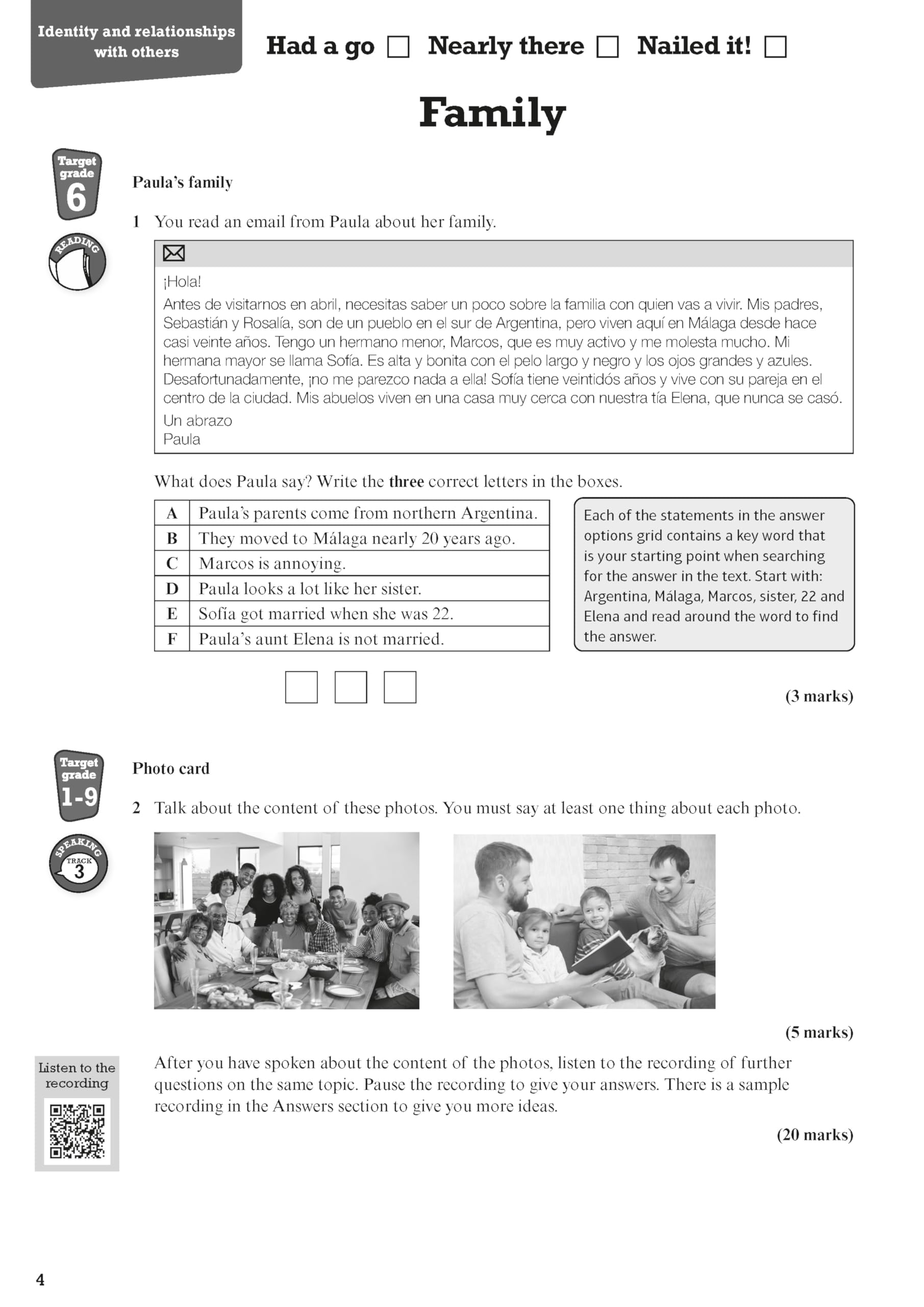 Pearson Revise AQA GCSE Spanish Revision Workbook - for 2026, 2027 exams