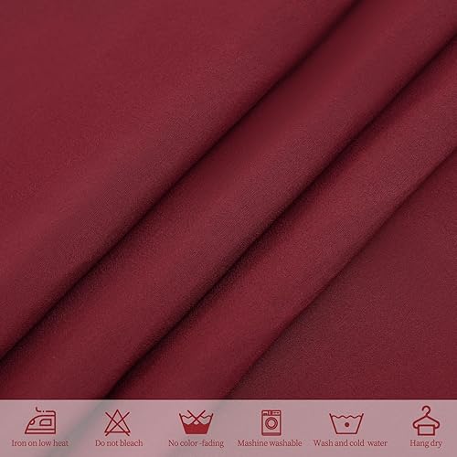 Miniatura 161 de Paquete de 10 manteles redondos de 120 pulgadas, mantel de poliéster blanco para mesa redonda, resistente a las manchas y a las arrugas, mantel