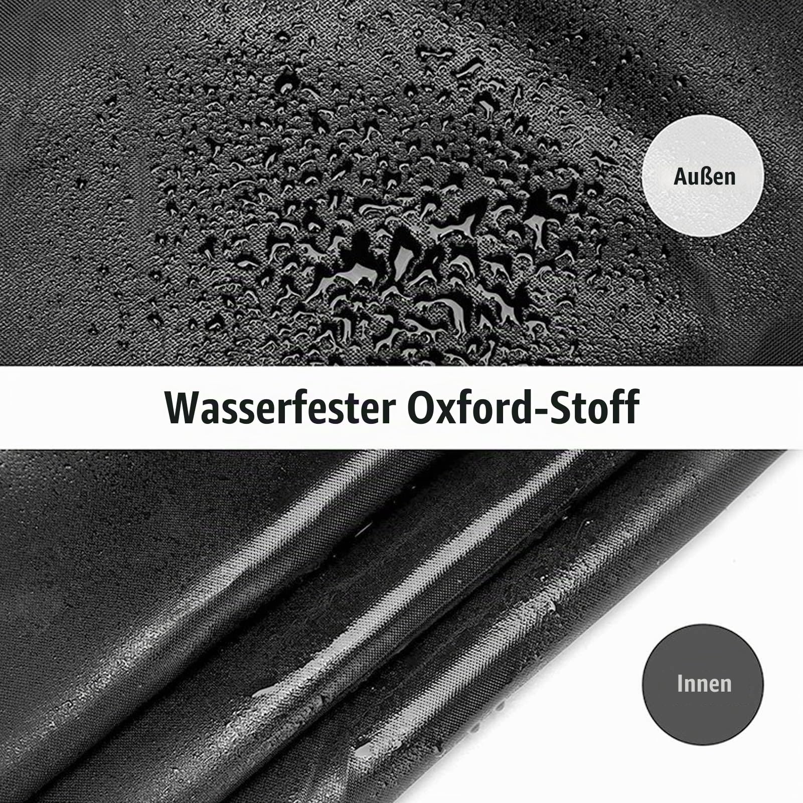 Rollstuhltasche, Schwarz, Faltbar, Rollstuhl Reisetasche, Universell, Große Kapazität, Wasserdicht, für den Außenbereich
