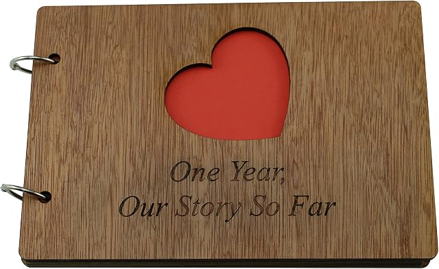 1 Year Our Story So Far - Scrapbook, Photo Album or Notebook Idea for 1st Anniversary