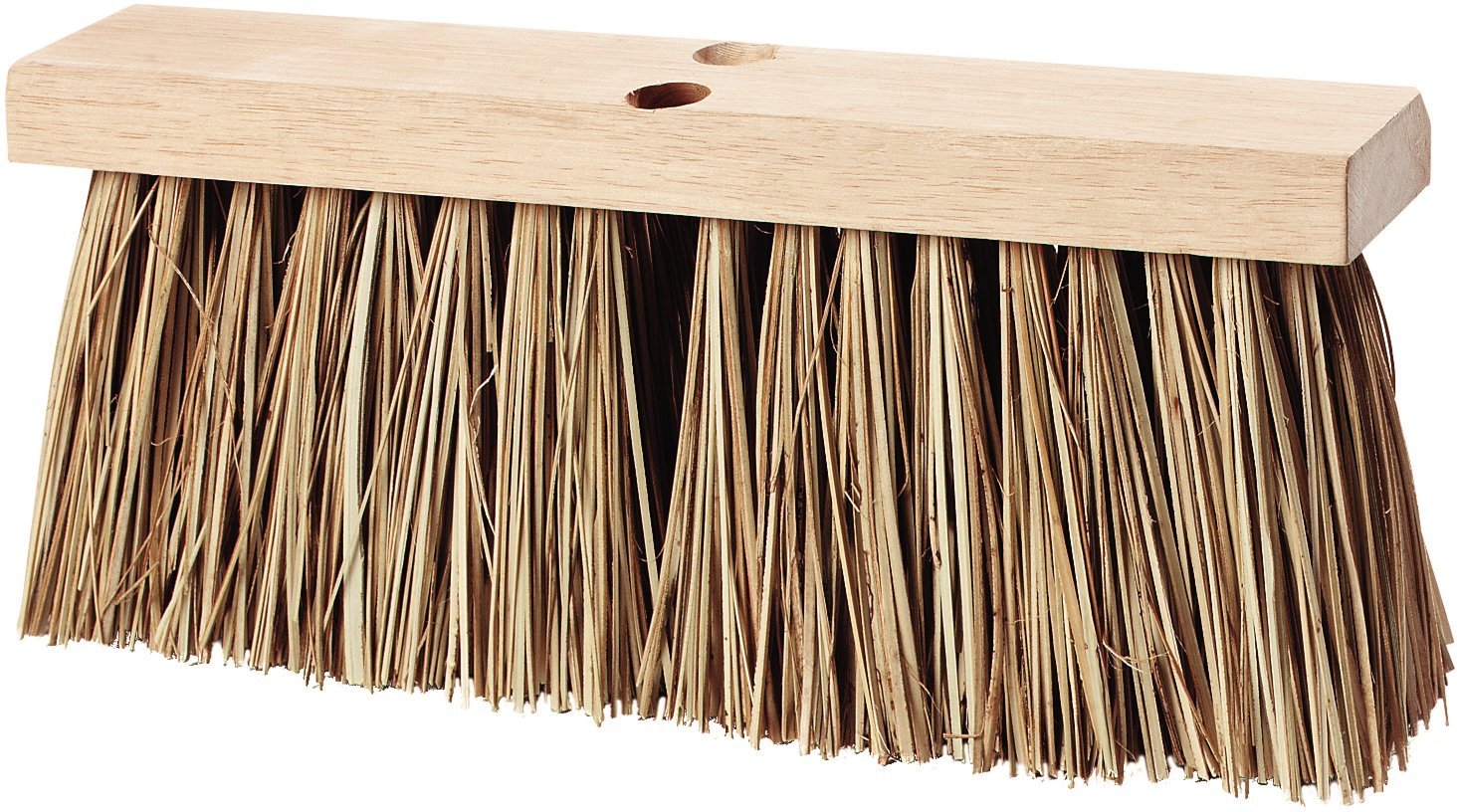 SPARTA 3621941600 FloPac Hardwood Block Stalk Street Broom, Palmyra Bristles, 16" Block Size, 6