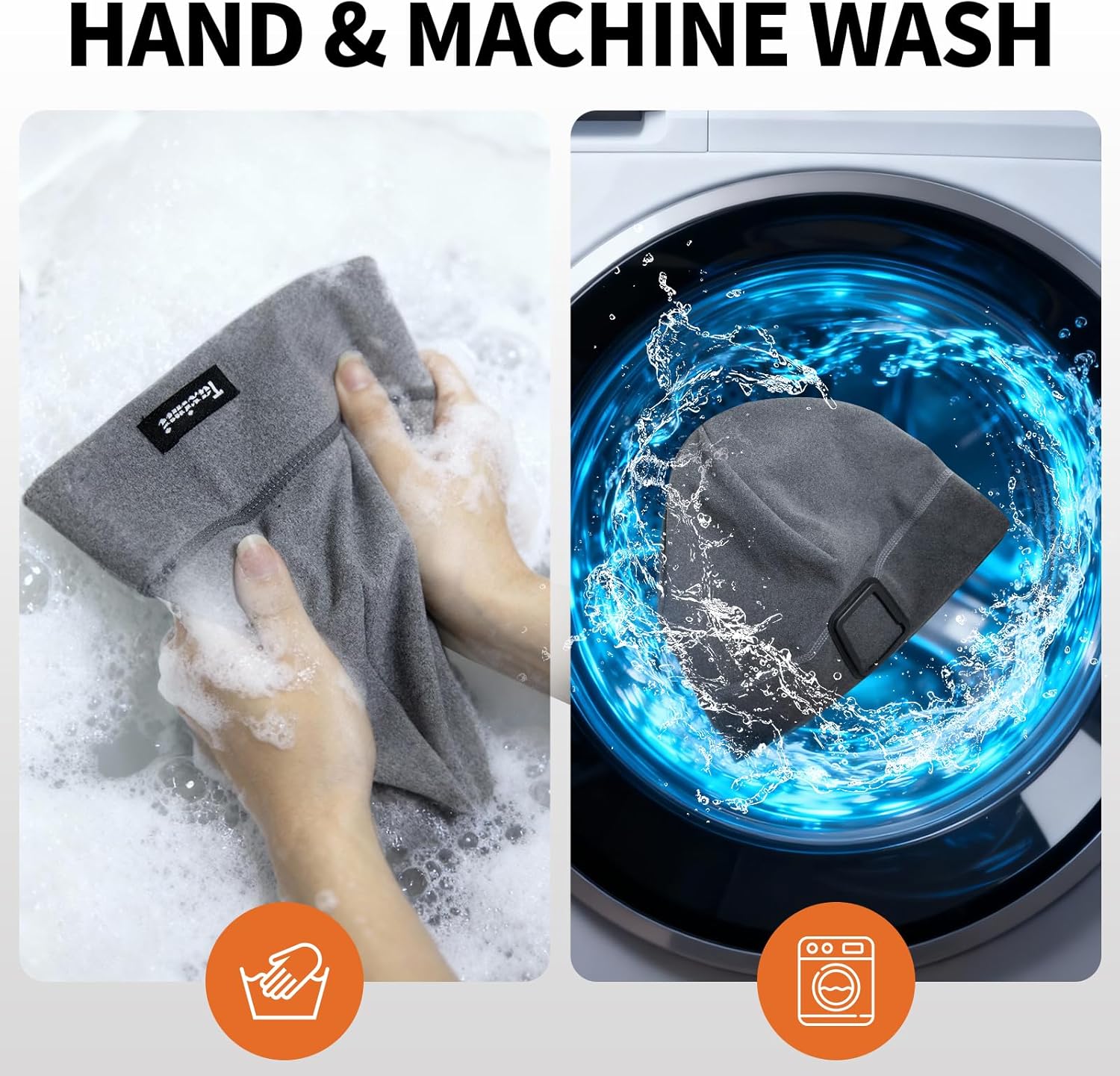 Taximi Led Beanie with Light, USB Rechargeable Headlamp Beanie, Fleece Flashlight Hat for Running, Gift for Men Dad Husband - Image 6