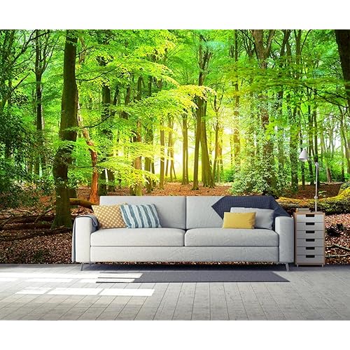 Forest Wall Murals Landscape Tree Wallpaper Mural Wall Decor for Bedroom, Living Room, Kids Room