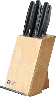 RICHARDSON SHEFFIELD Advantage Messerblock, 5 Küchenmesser mit Holzblock