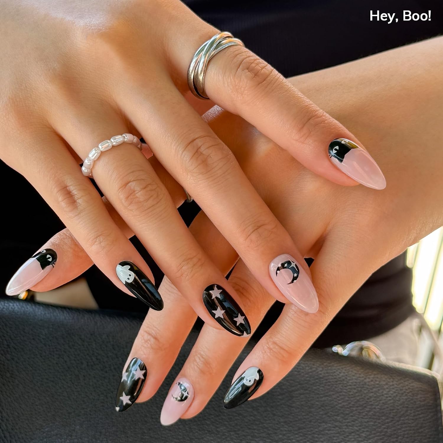 Heyhae Semi Cured Gel Nail Strips - Hey, Boo!