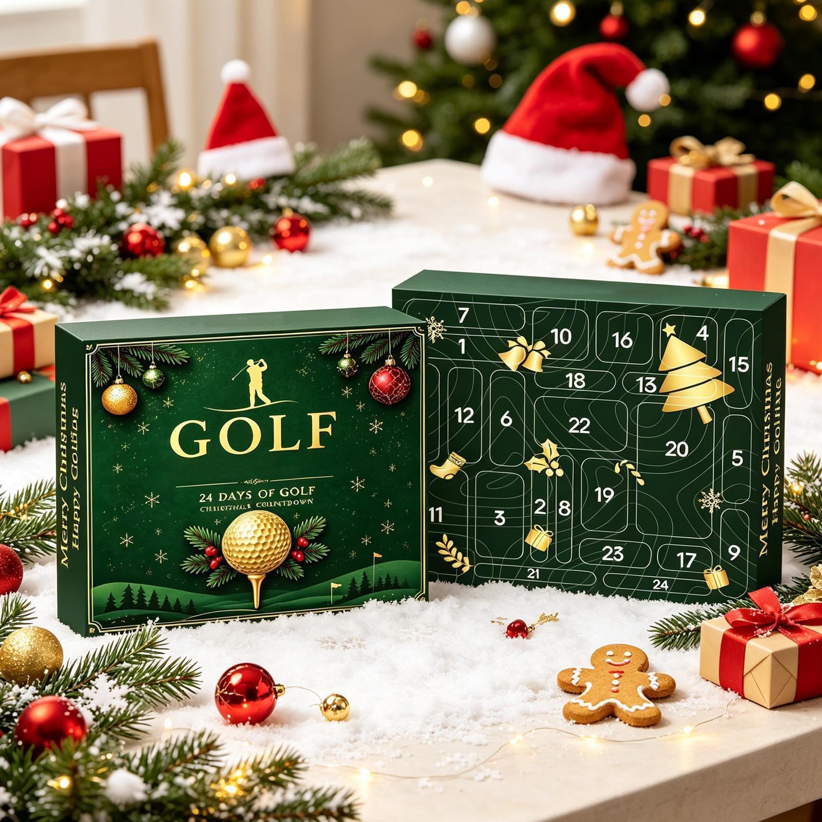 Calendario 'Avvento di Natale con Countdown Riparatori Divot da Golf,