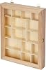 Artemio Display case, Wood, Beige, 23 x 28 x 4 cm