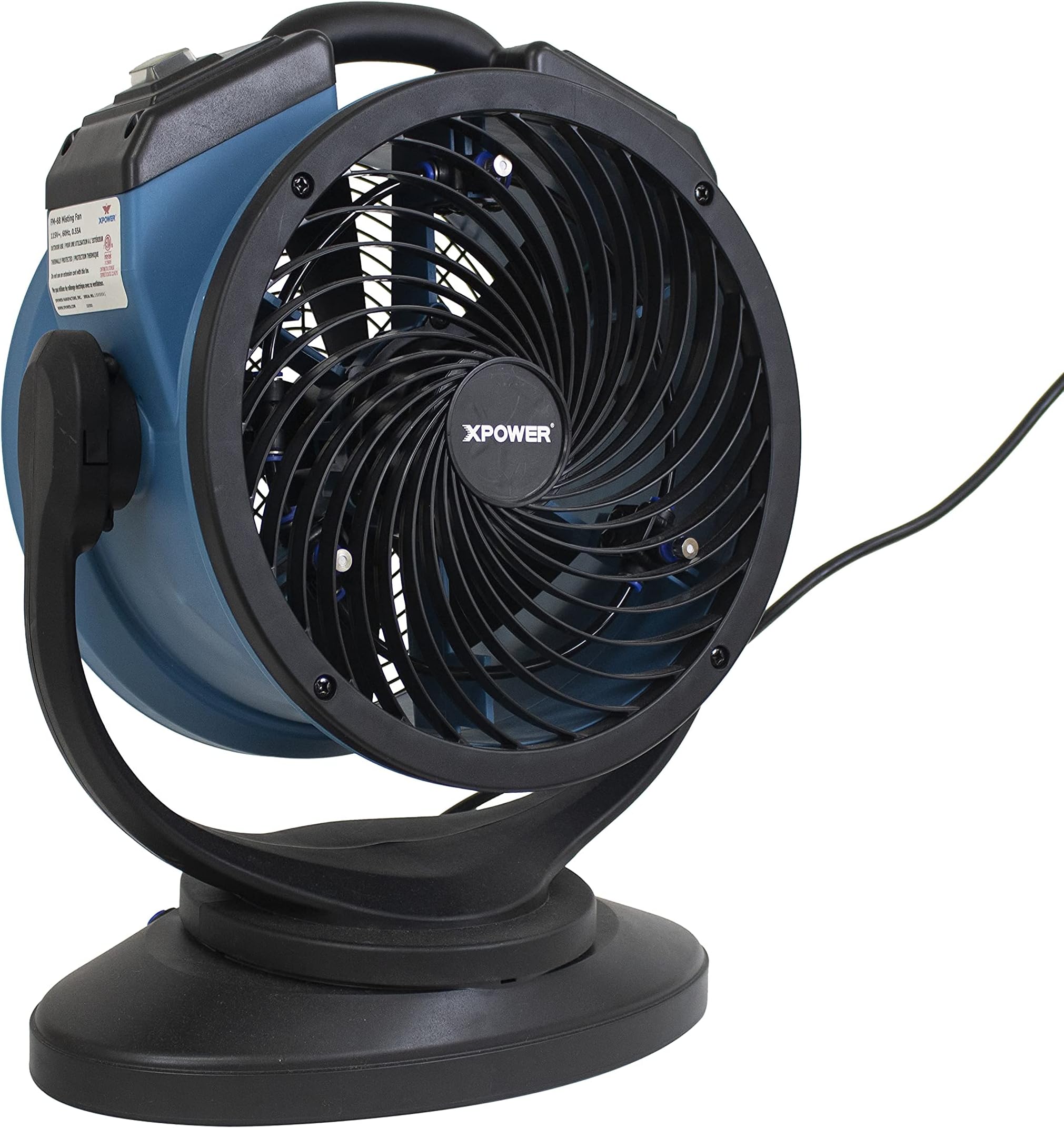 Lasko Misto Outdoor Misting Tower Fan, 4Speeds, Internal