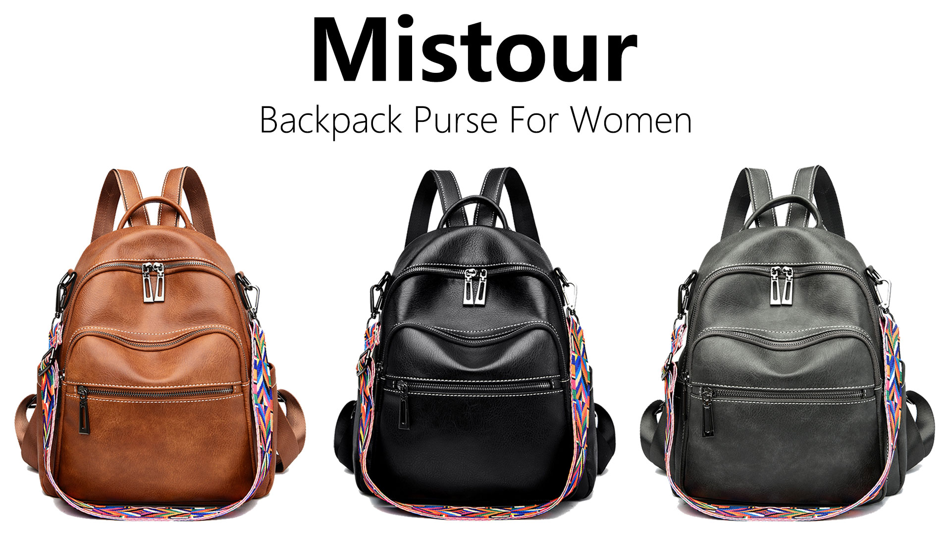 Amazon.com: Mistour Backpack Purse for Women Convertible 
