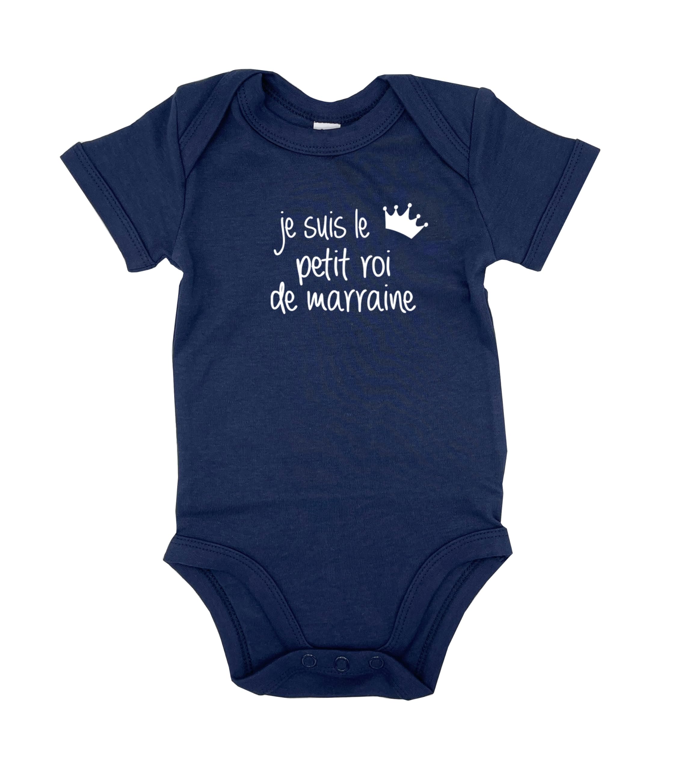 DSTNY Body bébé garçon Je suis le petit roi de marraine