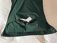 Vista 4 de iMaylex - Juego de 2 fundas para almohadas tipo sobre 100% de algodón egipcio suaves y transpirables, con aspecto de seda y acogedoras, fundas