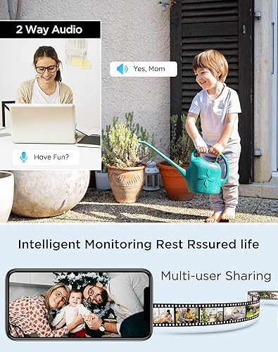 Miniatura 6 de FOSCAM Cámara de seguridad SD4 2k para exteriores, cámara de vigilancia IP PTZ WiFi de 2.4 GHz5 GHz con zoom óptico 4X, detección humana inteligente