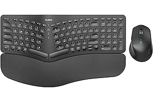 Nulea KM75 Advanced Ergonomic Wireless Keyboard and Mouse Combo: Comfort and Efficiency Redefined