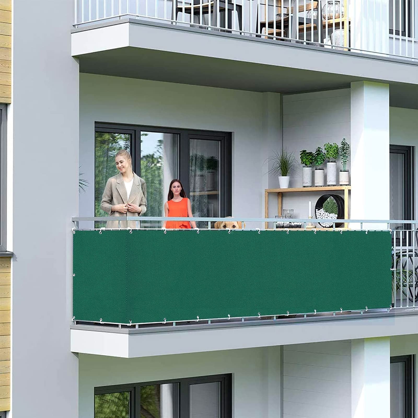 Waterdicht Balkonafdekking 180 x 180 cm Waterdicht Windscherm Waterdicht Balkonafdekking 180 x 180 cm Waterdicht Windscherm