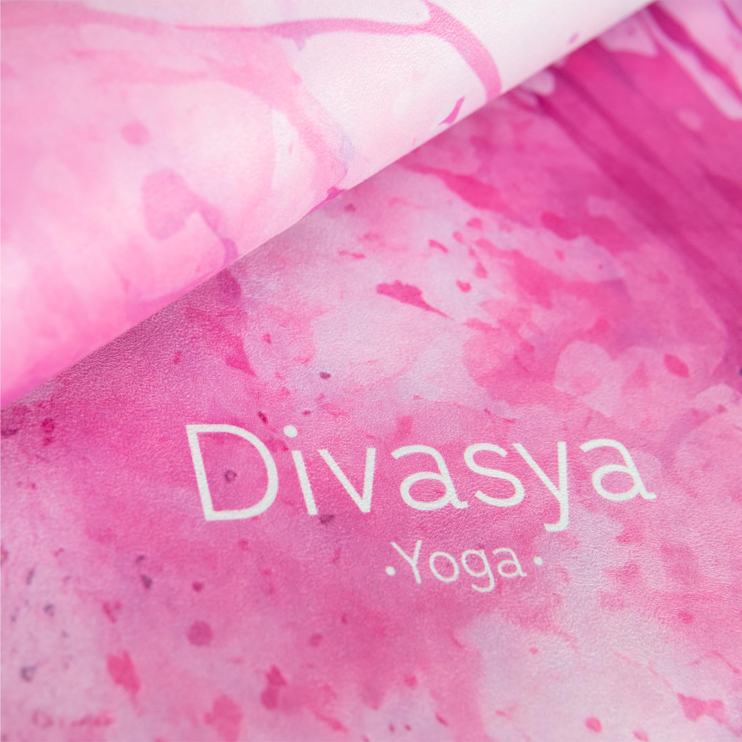 Premium Yogamatte: echter Naturkautschuk rutschfest & weiche rutschfeste Mikrofaser, extra-breit, extra-dick (183x68x0,5cm), Tragegurt & Strap, auch Pilates-Matte