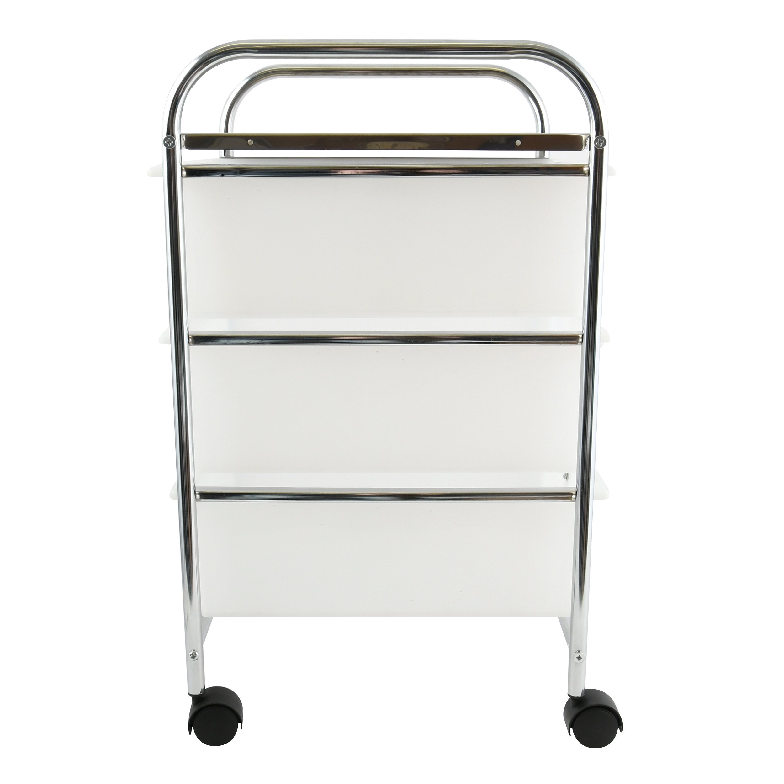 MSV Carrito DE BAÑO Cromado 3 CAJONES