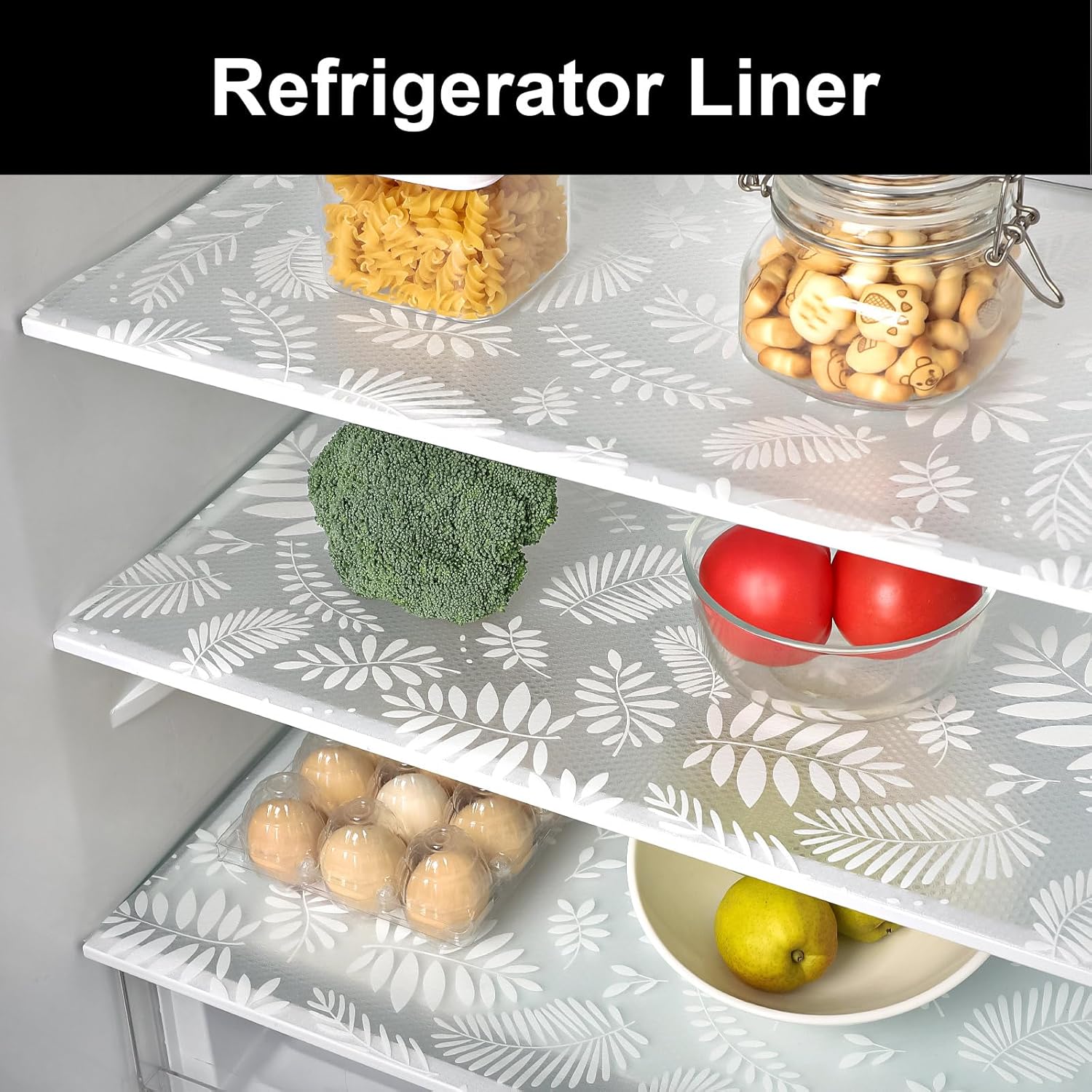 Cooyes Shelf and Drawer Liners for Kitchen Cabinets, Non Adhesive Cabinet Liner, EVA Waterproof Durable Non-Slip Drawer Mats for Shelves, Refrigerator, Storage, Desks（11.8" W x 360" L）