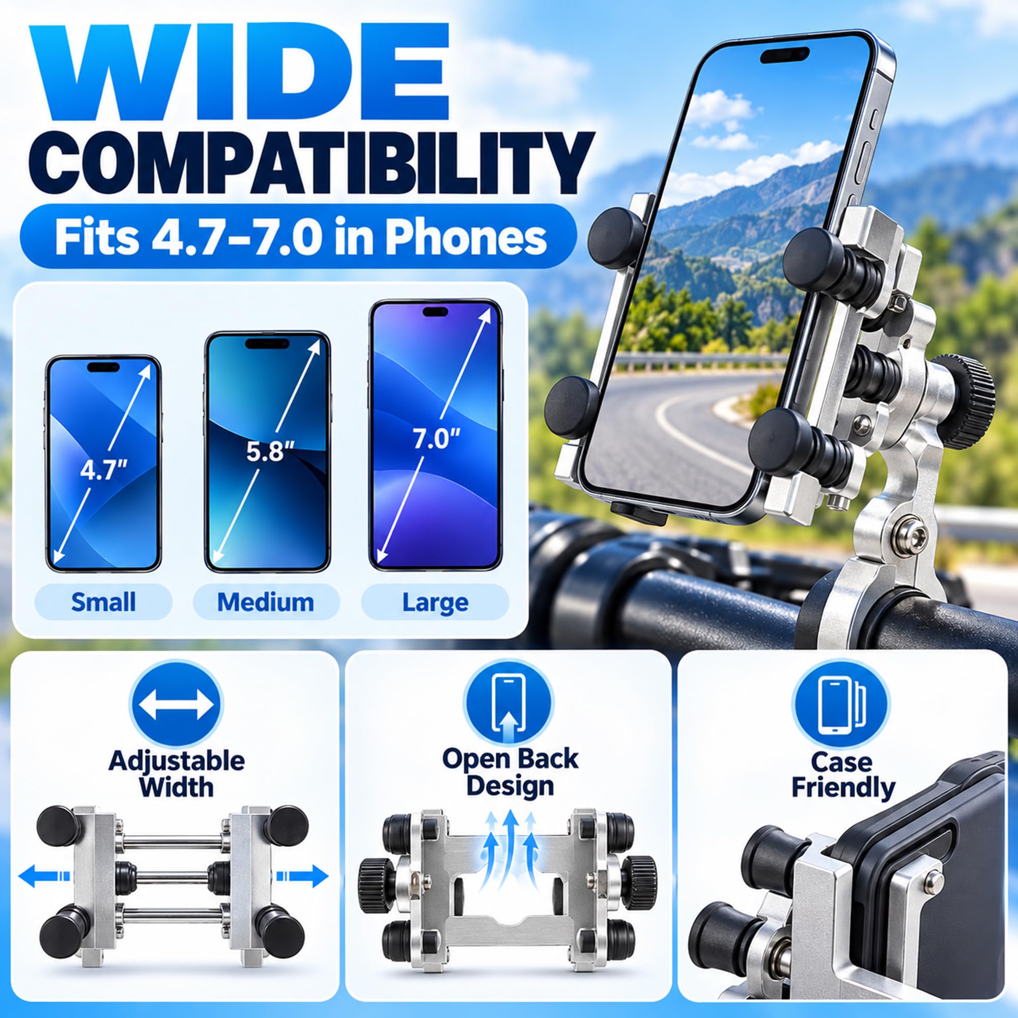Support de Téléphone Moto pour BMW F850GS F750GS