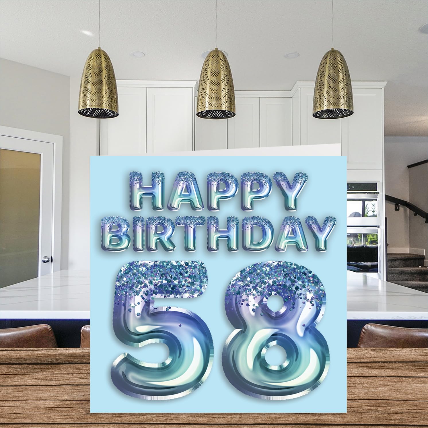 Stuff4 Cartes D'anniversaire De 58 Ans Pour Homme Et Femme - Carte D