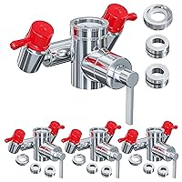 Vista 12 de TidyFriend - Kit de lavado de ojos, paquete de 2 unidades de estación de lavado de ojos de emergencia montada en grifo, 1 estación de lavado de ojos