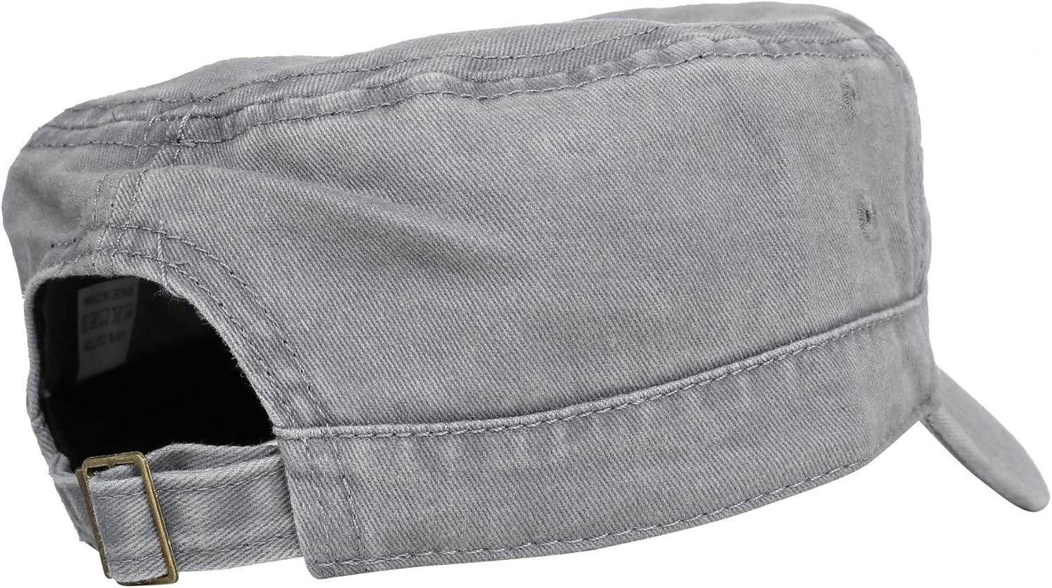 WITHMOONS Washed Cotton Cadet Cap Vintage Military Army Hat Mens Womens KZ40037 - Image 4