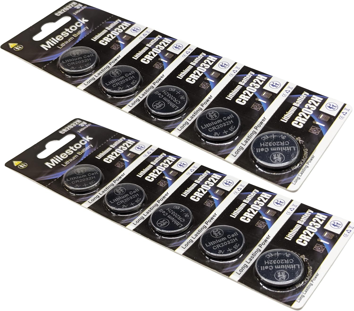 10-Pcs 3-Volt Lithium Coin Cell Battery for One Touch Ultra2 Ultra-2 Blood Glucose Meter, Sugar Monitor
