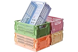 5-Pack Collapsible Storage Bins for Multipurpose Home Organization