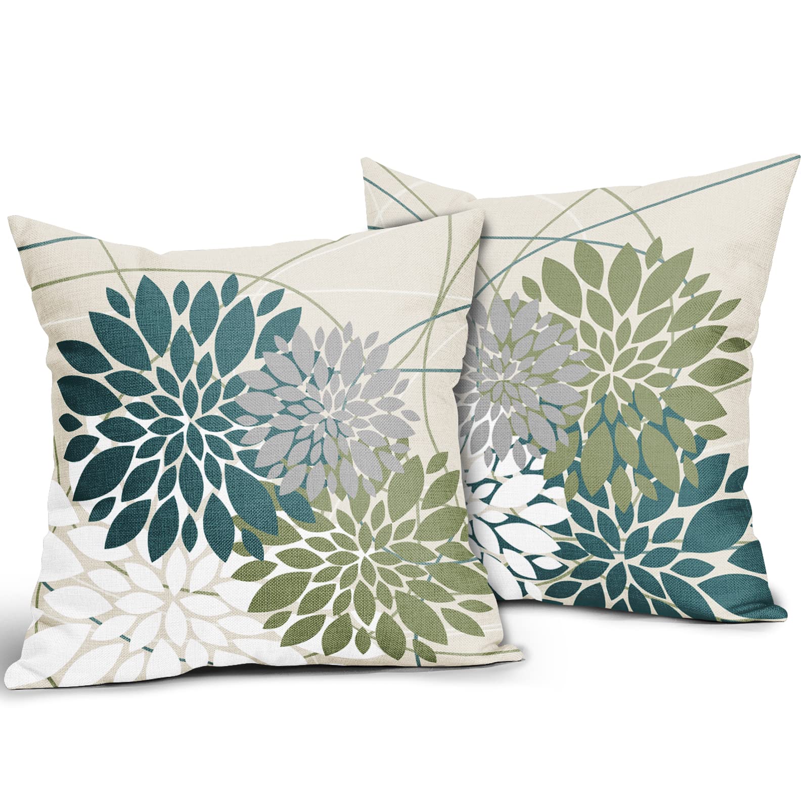 Set di 2 federe pasquali in lino - Per soggiorno, divano - 45 x 45 cm | Leroy Merlin