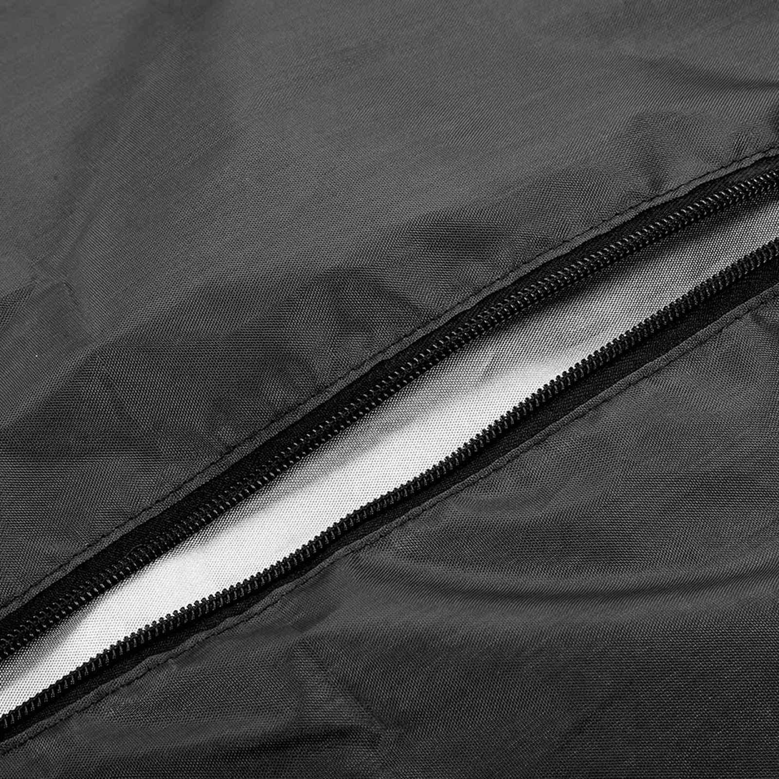 Sac Mortuaire Robuste - Housse pour Cadavre Étanche avec Poignées - 210 x 75 cm - Noir