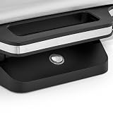 Wmf Lono Sandwich Maker Opiekacz Do Kanapek, 800 W, Stal Szlachetna Matowa, Srebrny