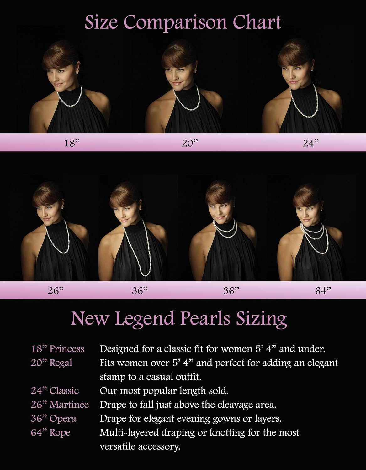 White Freshwater Cultured Pearl Necklace (7.5-8mm), 18 Inches