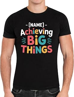 Classic Winner Shirt with Name Champion Aesthetic Achievers - Achieving Big Things Black