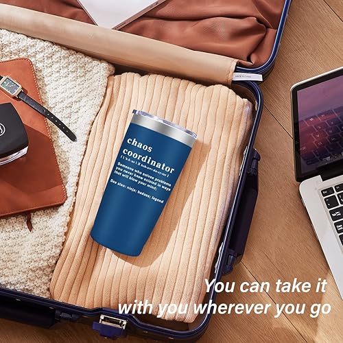Miniatura 5 de Vaso Tumbler Chaos Coordinator, Regalos de Navidad para Mujeres, Idea de Regalo Única para Jefa, Maestra, Oficina, Mamá, Compañera de Trabajo,