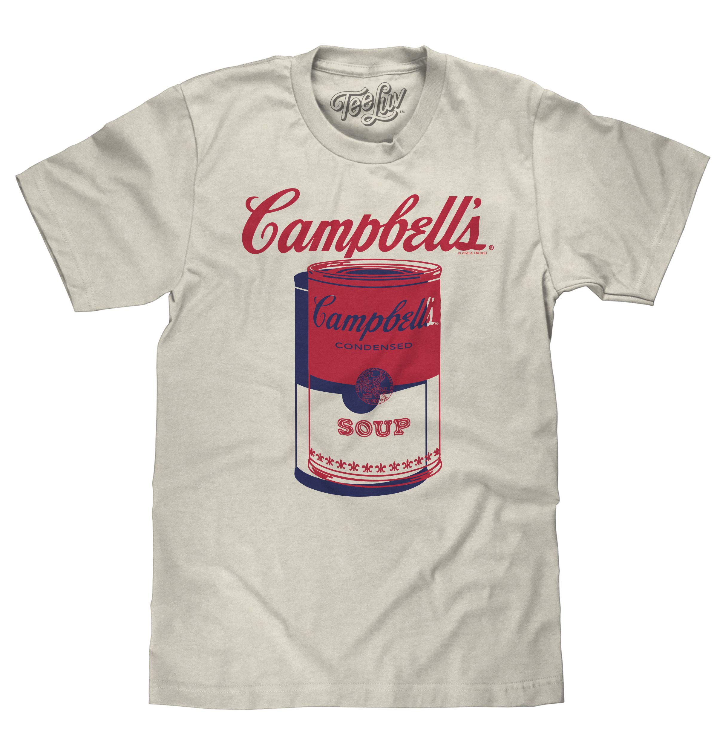 ヴィンテージ Campbell's Soup Campbell缶 Tシャツ Tee Luv Men's Retro Campbell's Soup Can Shirt, Oatmeal Heather, S