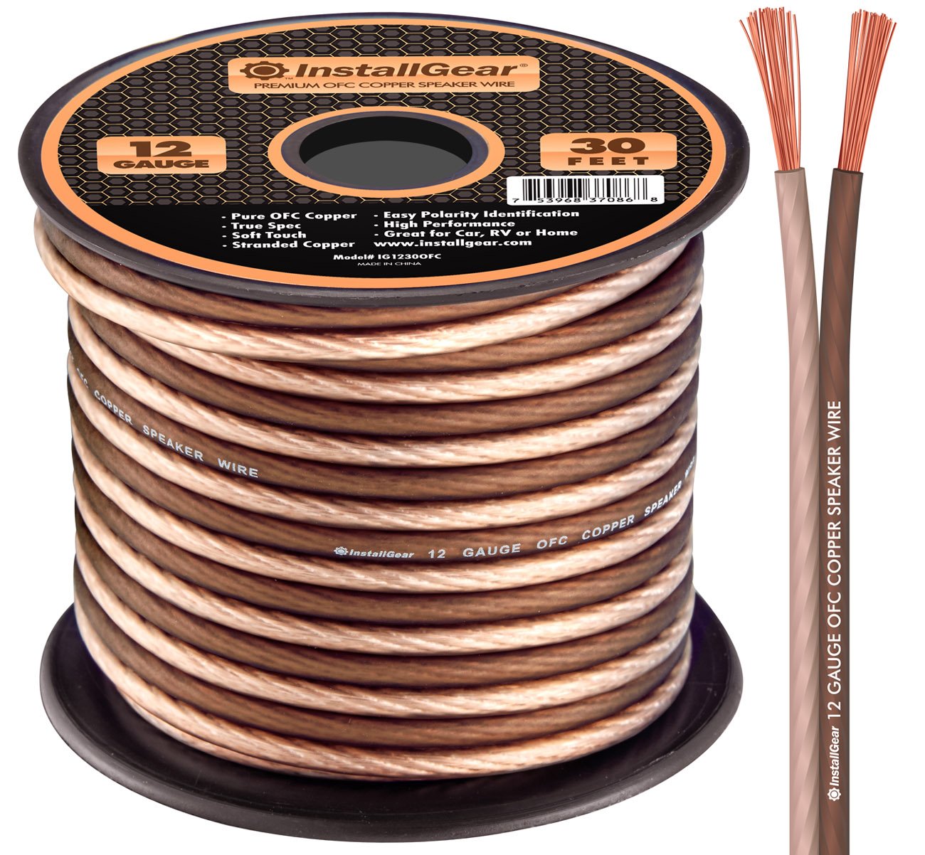 12 gauge speaker wire 99.9 oxygen free copper Outlet