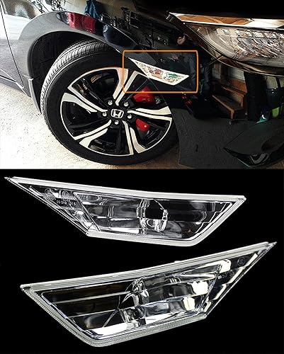 Luces para el lateral de la defensa para 2016-2017 10TH HONDA CIVIC RS STYLE JDM
