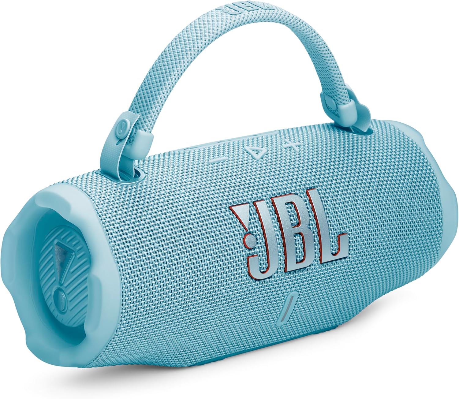 JBL Charge 6 - Portable Waterproof & Drop-Proof Bluetooth Speaker, Bold JBL Pro Sound with AI Boost, 28Hrs of Playtime, Built-in powerbank & Comes with a Sturdy/Removable Carrying Strap (Blue/Teal) - Image 2