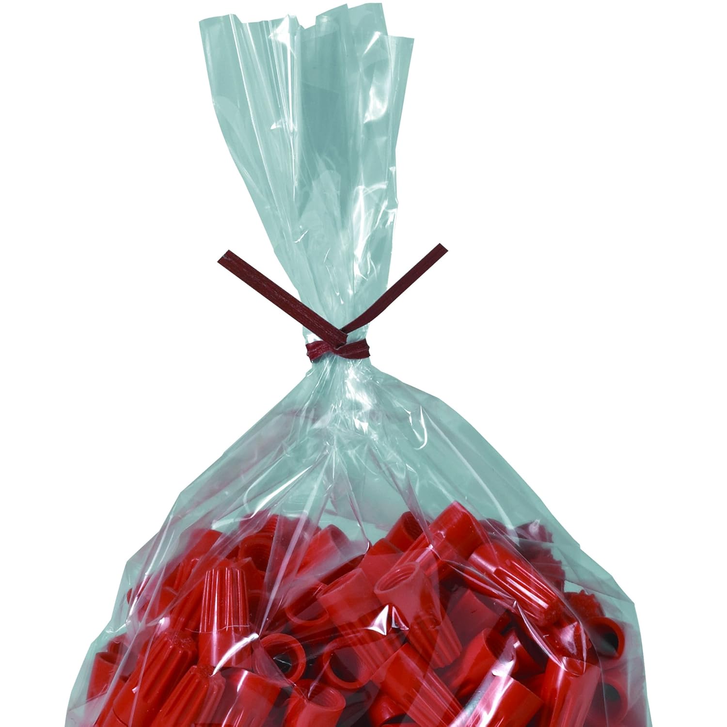 Partners Brand PPBT7R Paper Twist Ties, 7" x 5/32", Red (Pack of 2000)