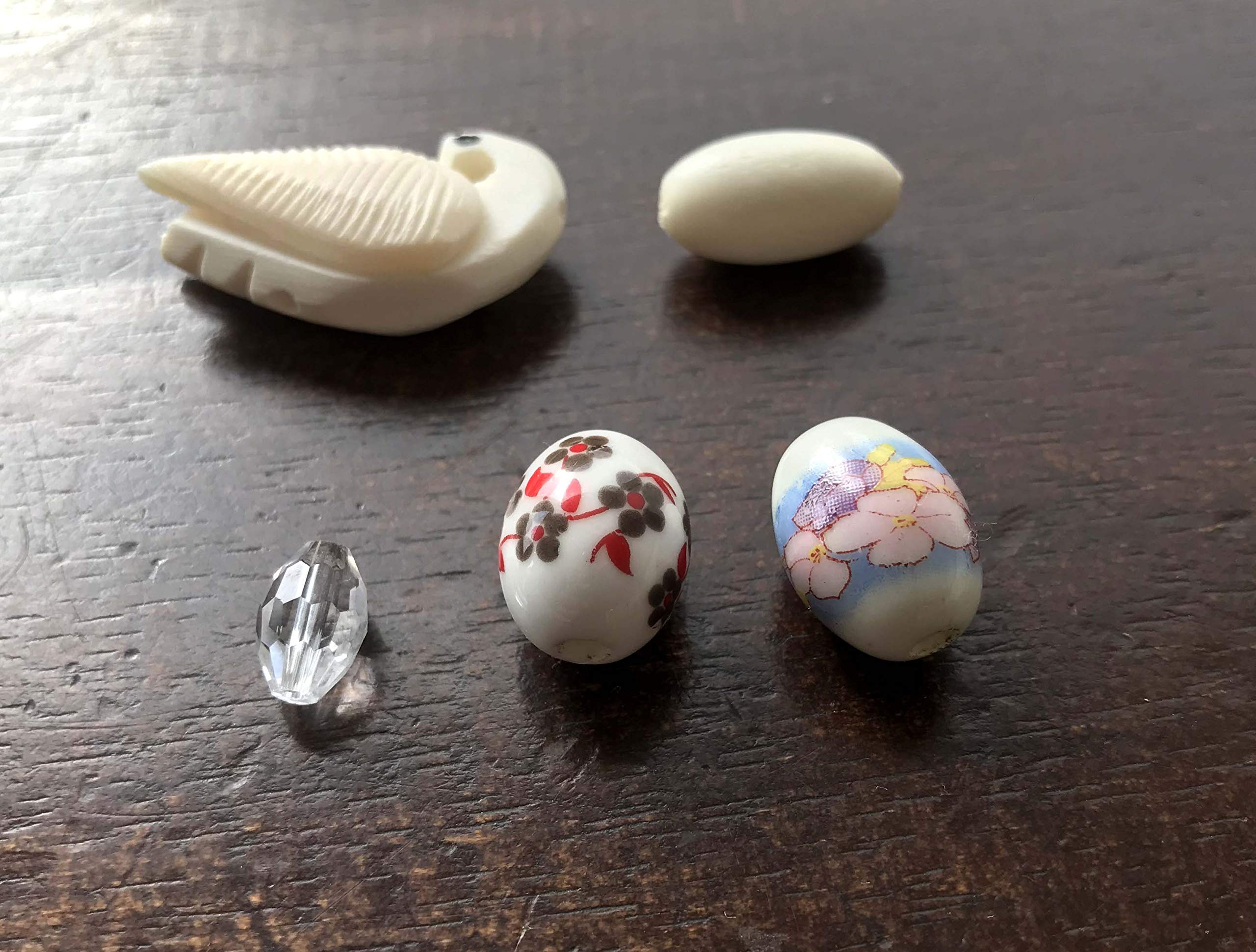 Set of 5 Tuning Bead Manka for Sitar Beautiful Hand carved Bone and designer - Image 4