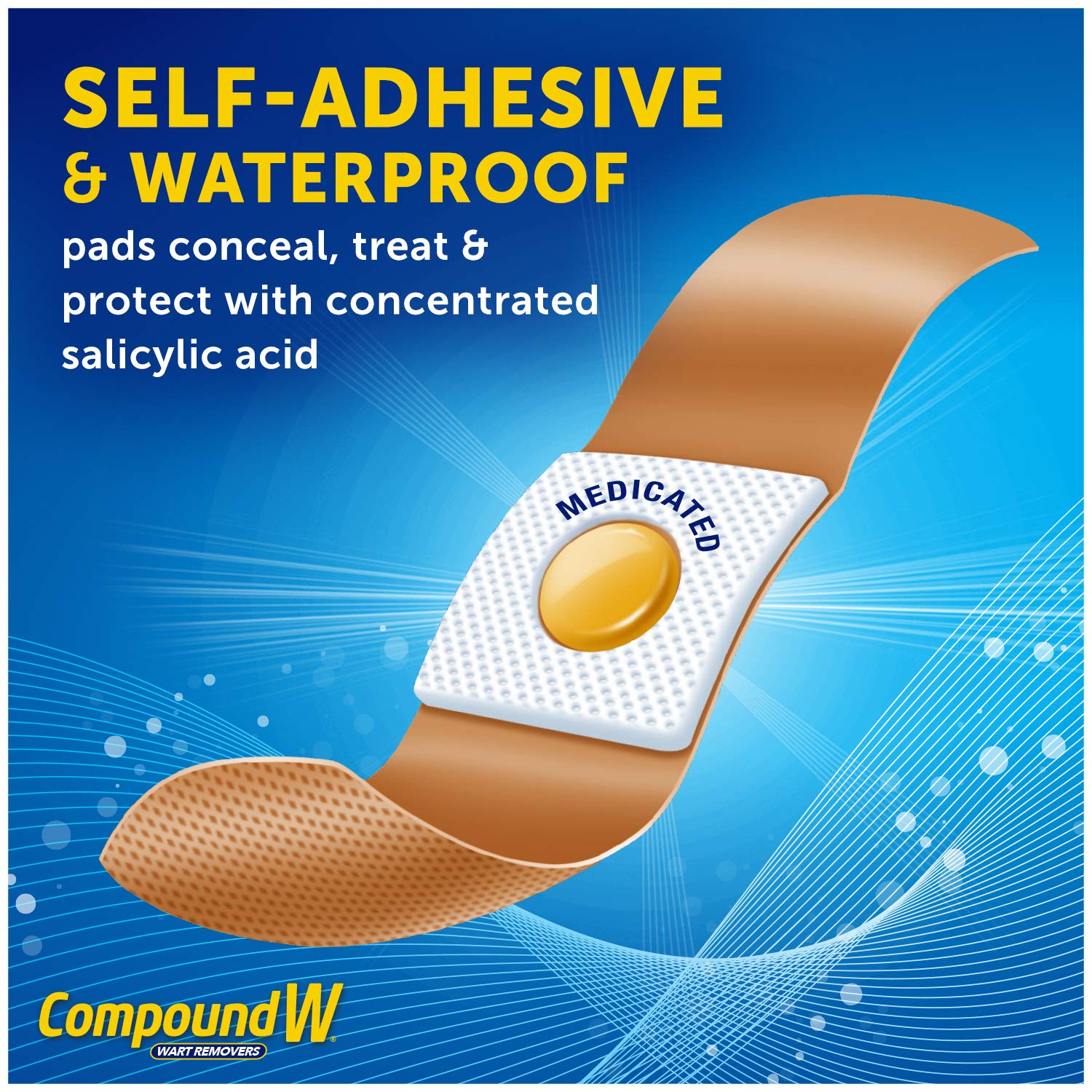 Compound W Wart Remover Maximum Strength One Step Pads, 14 Medicated
