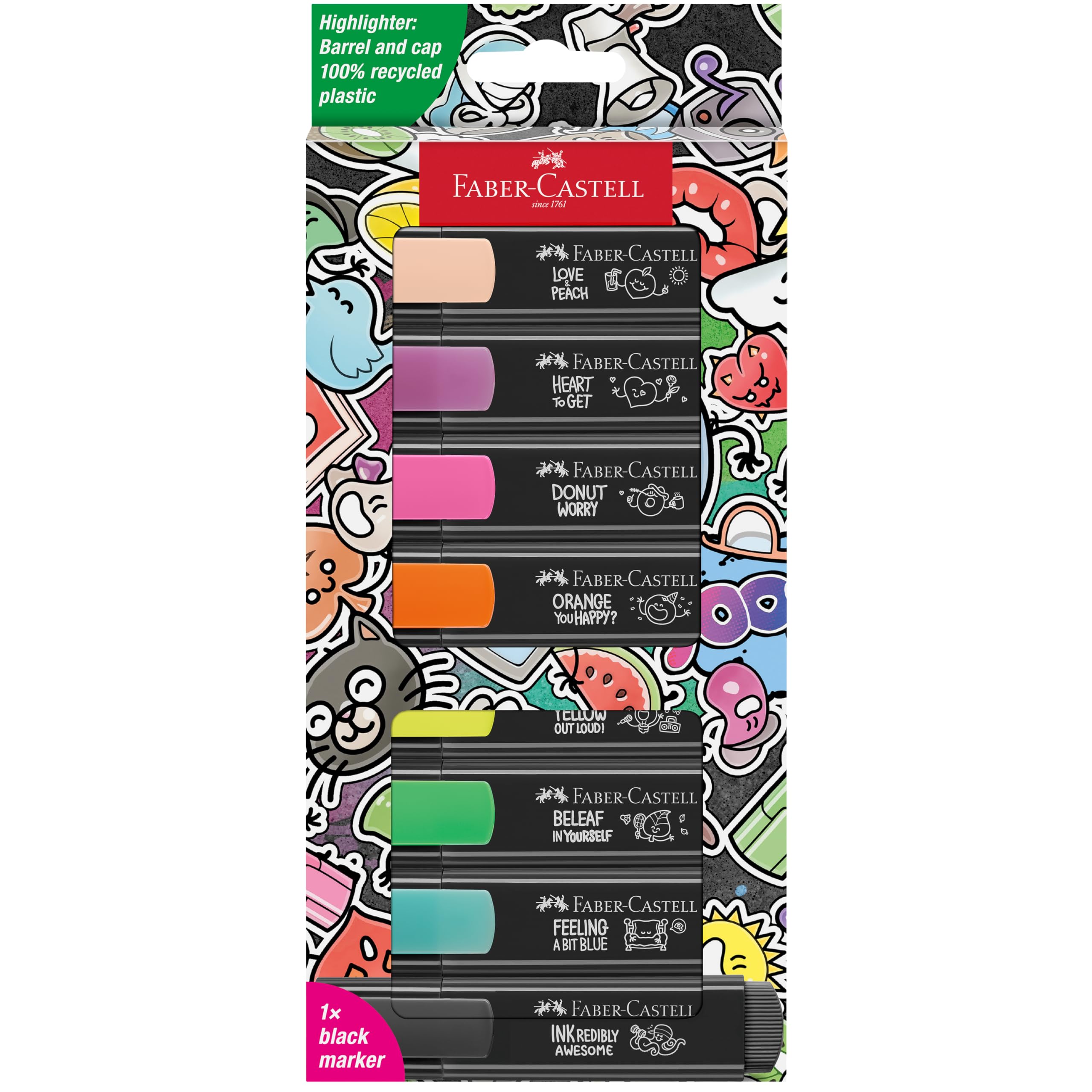 Faber-Castell Highlighter TL 46 Graffiti 8x — image 1