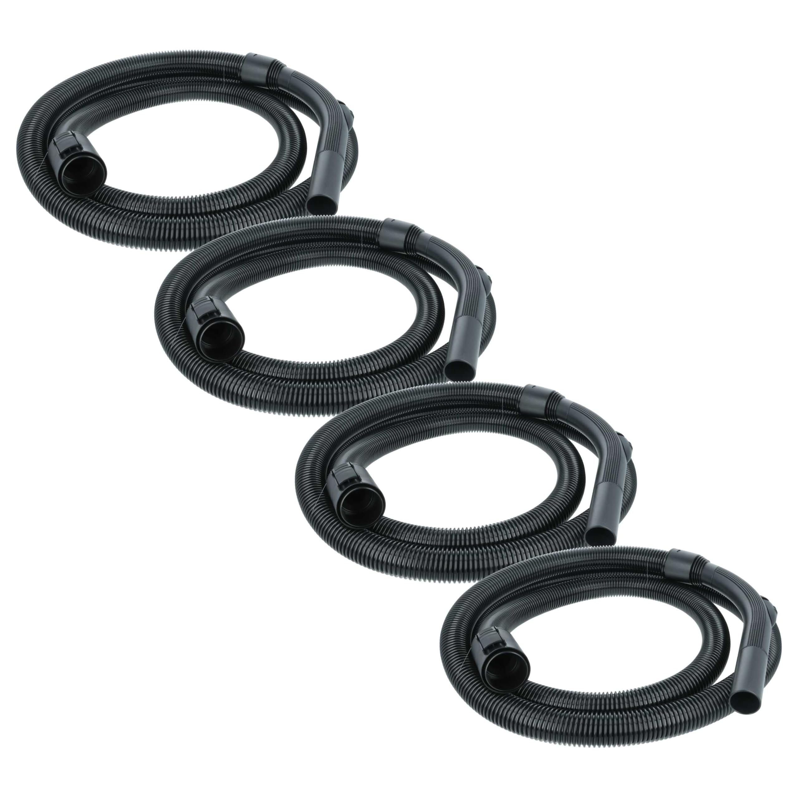 vhbw 4x tubo di ricambio flessibile sostituisce Kärcher 90121090, 90120040, 90114400 per aspirapolvere - 3,5 m, impugnatura, ø 35 mm