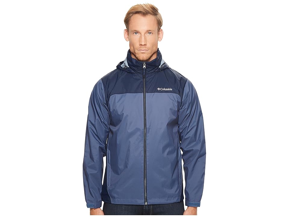 

Columbia Glennaker Laketm Rain Jacket (Dark Mountain/Collegiate Navy) Men's Coat