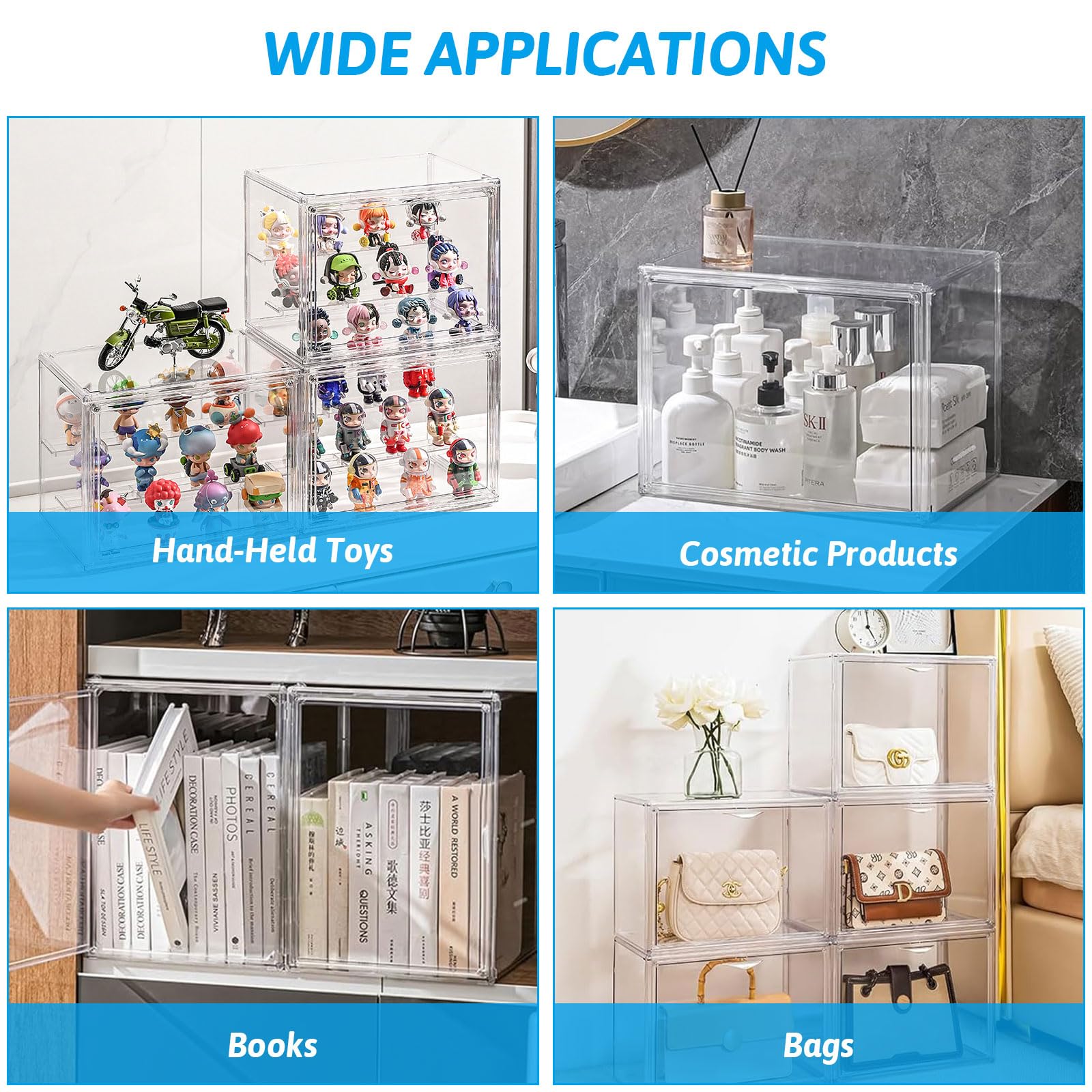 Acryl Vitrine 30x30x60cm - Klare Displaybox Für Sammlerstücke, Selbst Montierbar & Staubdicht