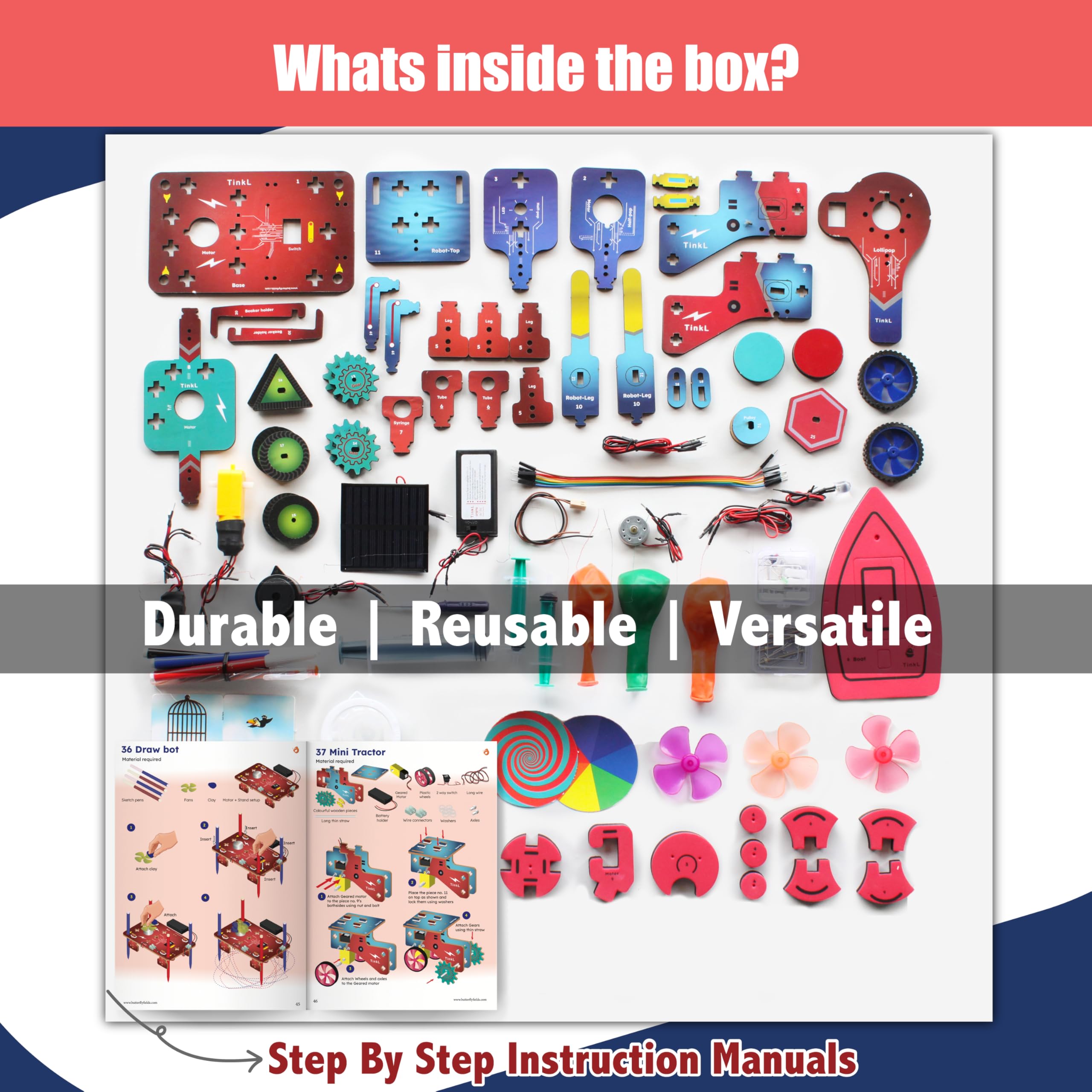 Butterfly EduFields Kit de proyectos STEM jumbo para niños de 12 a 14 años | Kits robóticos de ingeniería y STEM para niños de 8 a 12 años | Circuitos electrónicos | El mejor regalo de cumpleaños para