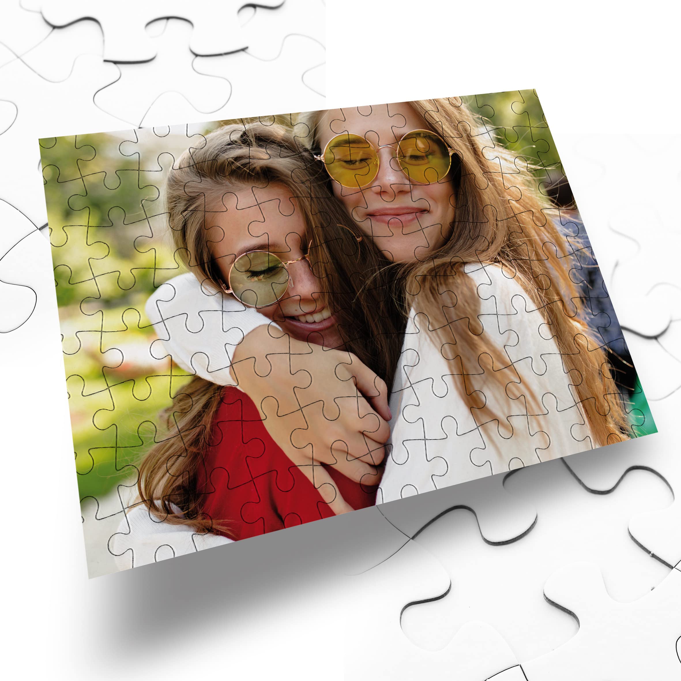 Personalisiertes Fotopuzzle (A5, 80 Teile) – Mit Eigenem Foto, Text & Design