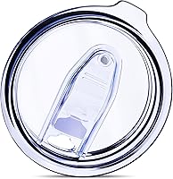 Vista 1 de Paquete de 1 tapa de repuesto para vasos Yti de 20 y 10 onzas, 3.3 pulgadas de diámetro, tapas a prueba de derrames, cubiertas deslizantes