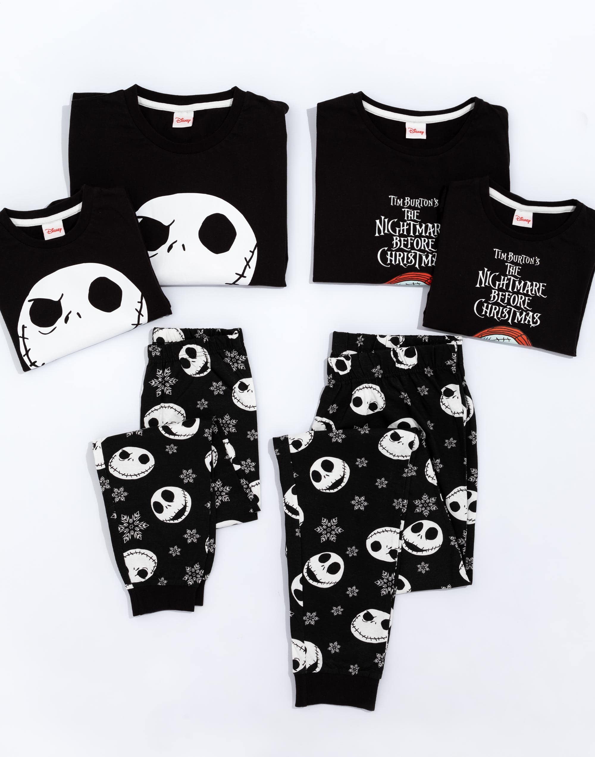 Disney The Nightmare Before Christmas Pigiama Famiglia Uomo Donna Bambini