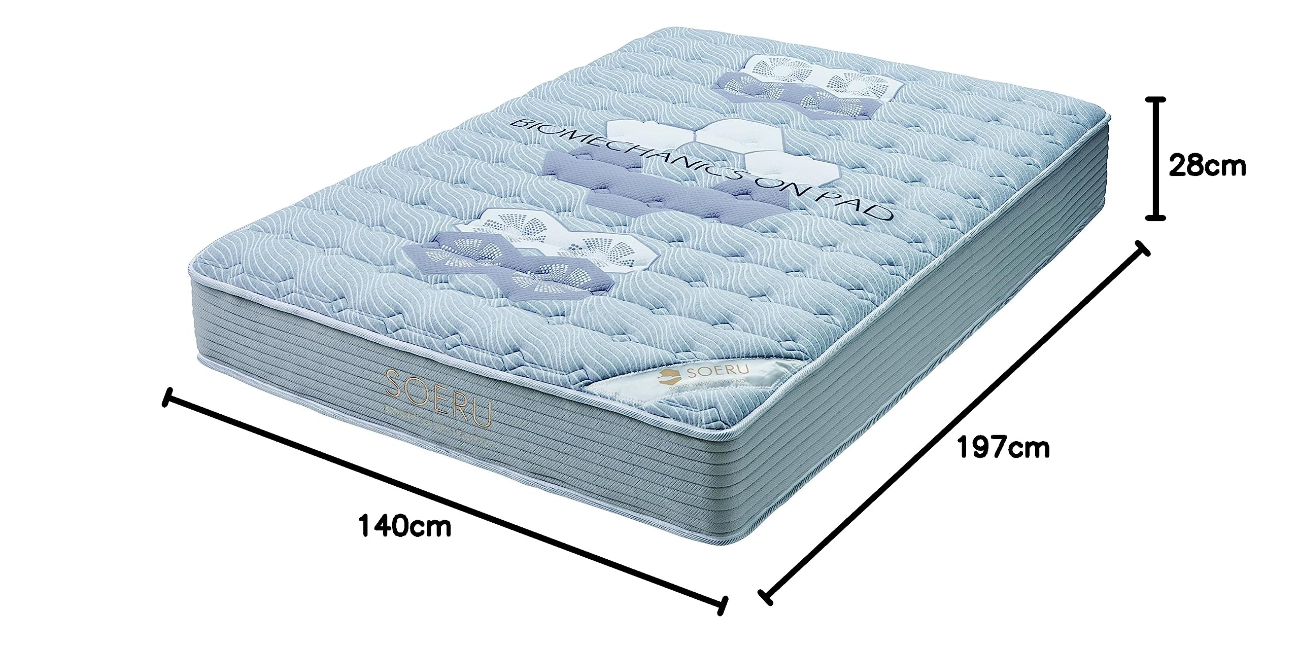 Amazon｜SOERU システムマットレス (ダブル, カルファイバー